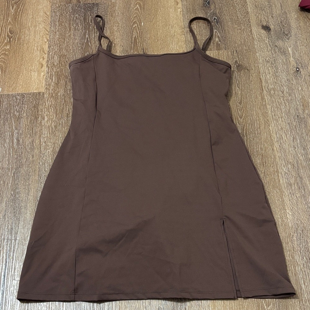 Amazon Brown Mini Dress